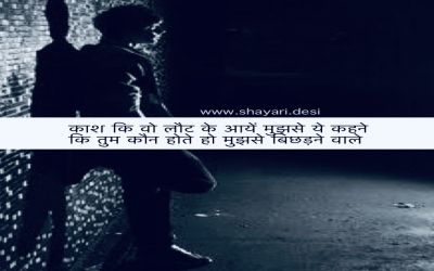 kash wo lout aye shayari  background